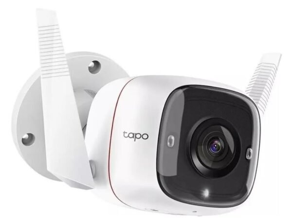 Camara Exterior Tapo Cámara Tapo Exterior WiFi 3MP con Sirena y Visión Nocturna | Resistente al Agua