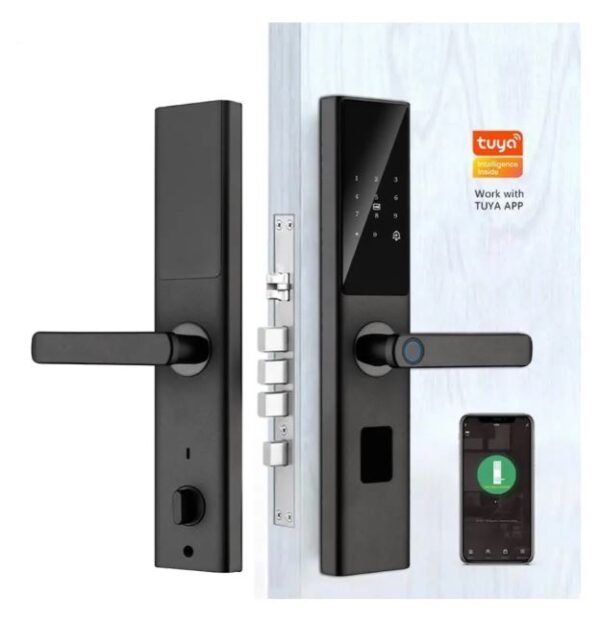 Hogar Inteligente Cerradura Inteligente WiFi con Huella Digital, Clave y App | 5 Formas de Abrir