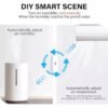 Sensor Temperatura Alexa Sensor de Temperatura y Humedad Inteligente WiFi | Compatible con Alexa y Google Home